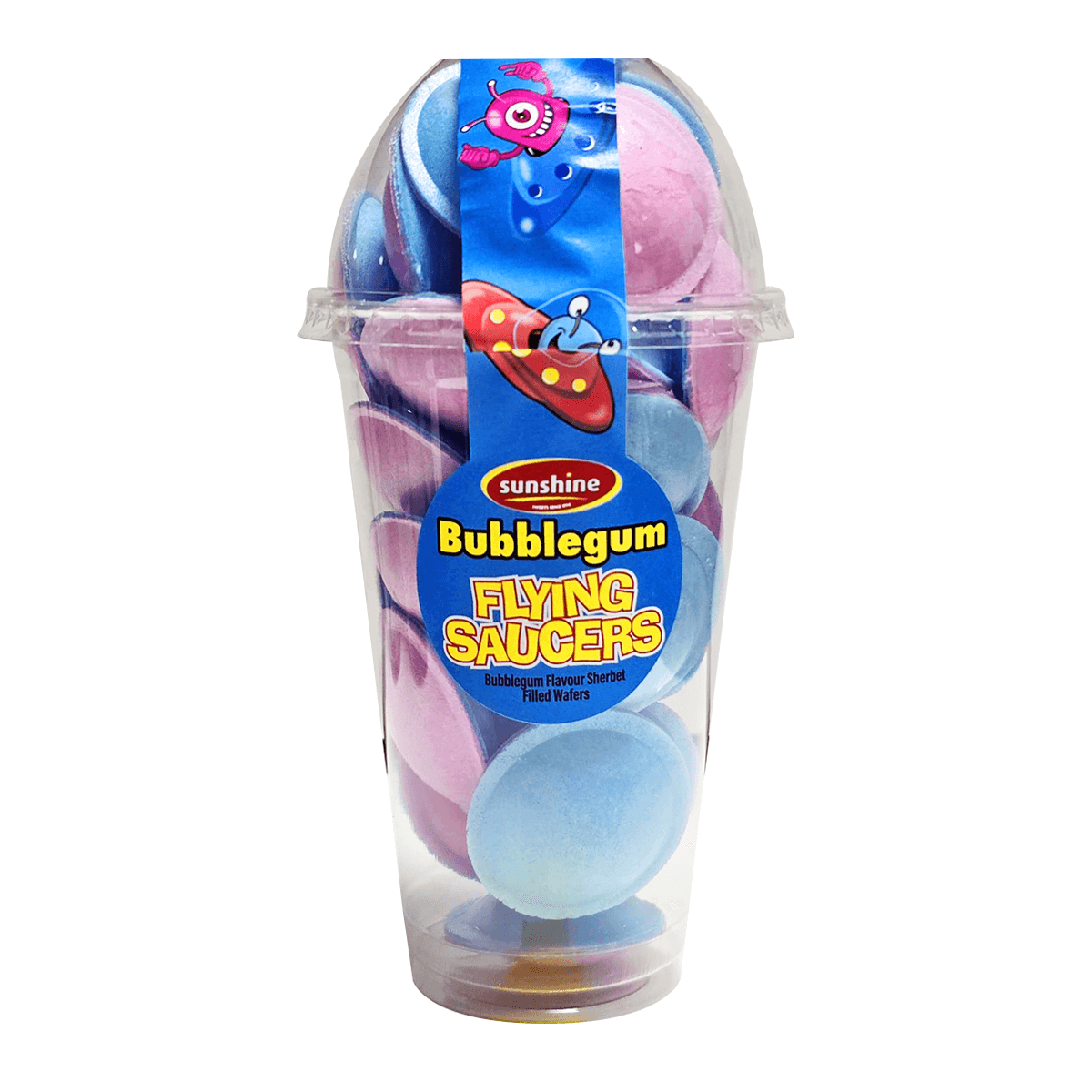 Bubblegum Flying Saucers - 8 x 40g