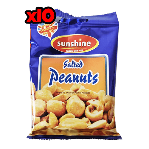 Salted Peanuts - 10 Bags